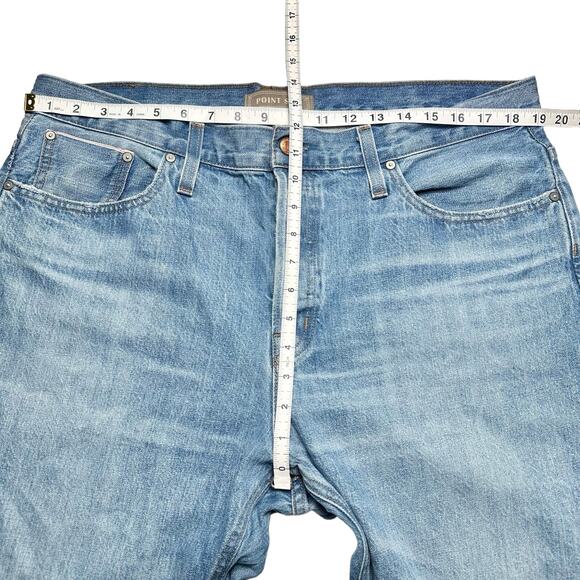Point Sur | Women | Pasadena Selvedge Distressed Tapered Slim Fit Jeans | 32 - Picture 4 of 15
